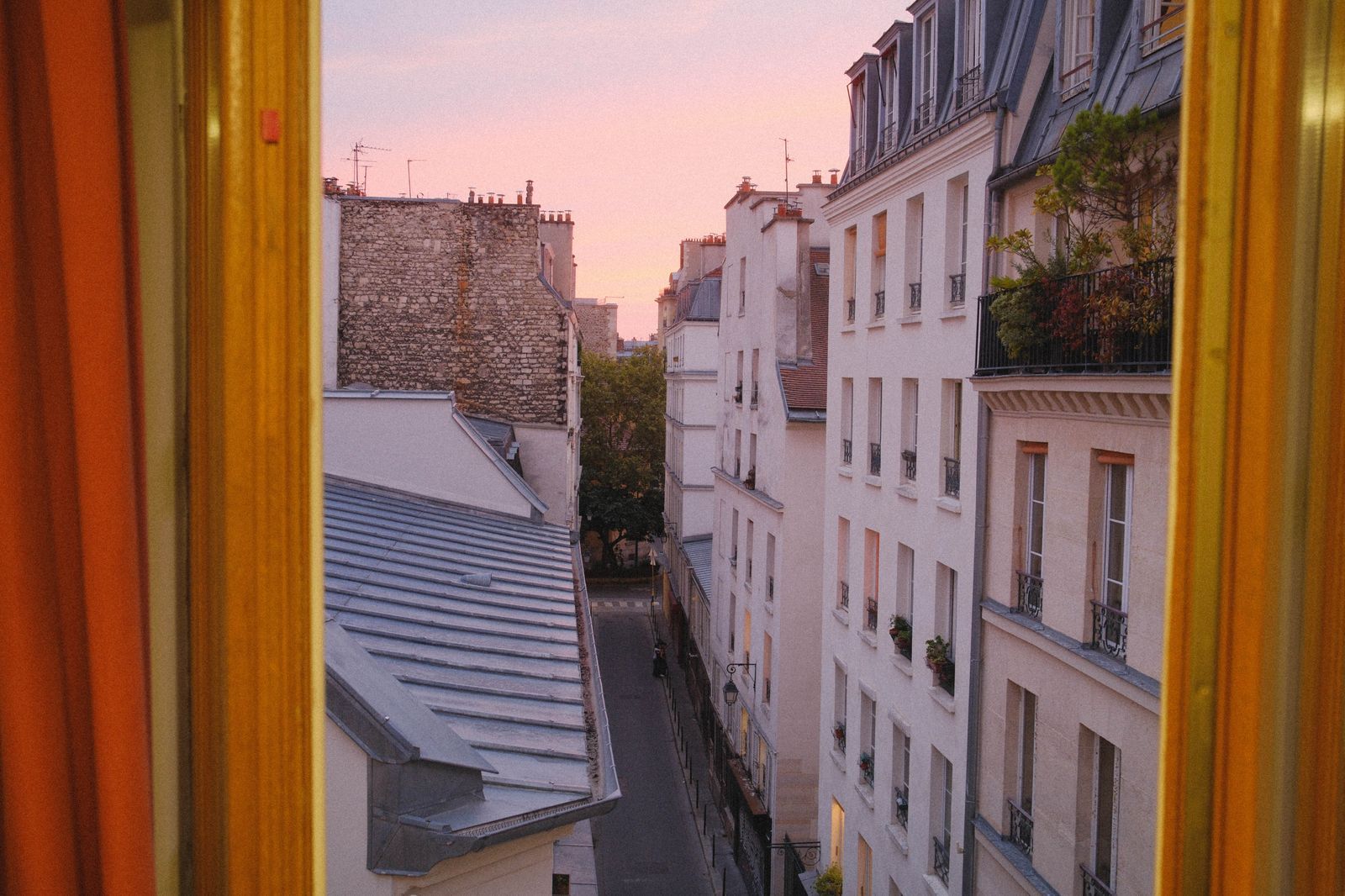 view from my airbnb in paris